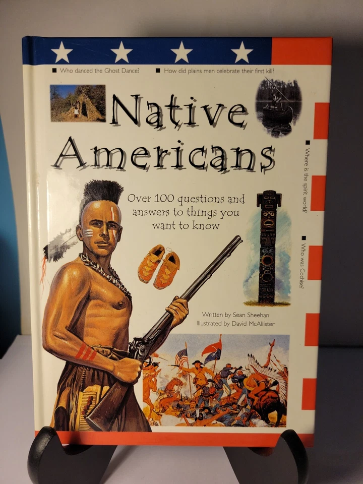 Native Americans ~ Question & Answer Book ~ Sean Sheehan ~ Ex Library ~ 2002 - Image 1 of 4