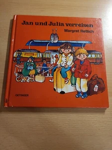 Jan und Julia verreisen Margret Rettich 1974 Original Oetinger Kinderbuch Bilder - Bild 1 von 7