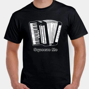 Squeeze Me Squeezebox accordion music musician band tee Who T shirt - Picture 1 of 1