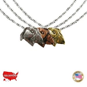 Kreative Zinn Designs getufteter Papageientaucher Vogel Halskette & Anhänger, B082PEN - Bild 1 von 5