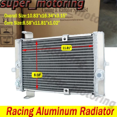 RACING ALUMINUM RADIATOR FIT 2004-2009 KAWASAKI ATV KFX700 V FORCE #39060-0006 - Image 1 of 4