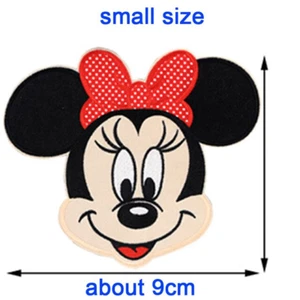 Parche de ropa bordada de hierro de 9 cm - nuevo - Minnie Mouse - Imagen 1 de 1