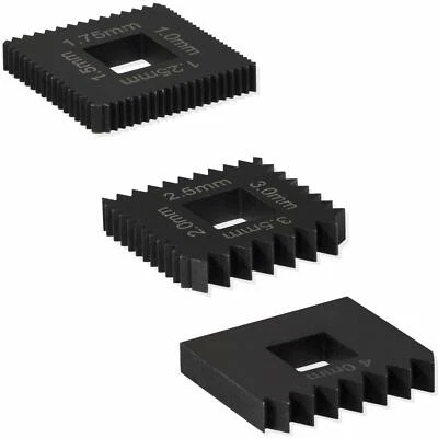 3PCS Metric Die Set for 7402 Universal Outside Thread Chaser Similar to 202817 - Image 1 of 4