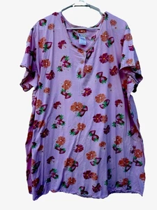 White Stag Damen Nachtwäsche Tunika Größe 2x 3x (22W-23W) Kurzarm  - Bild 1 von 11