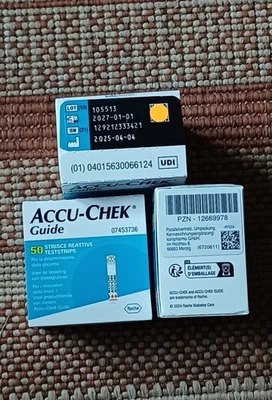 3 x 50 AKKU-CHEK Guide Teststreifen MHD: 01/2027 - Bild 1 von 2