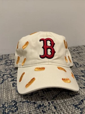 RARE Boston Red Sox Top Tip HOT DOG 🌭  HAT 🔥 WHITE - Image 1 of 4