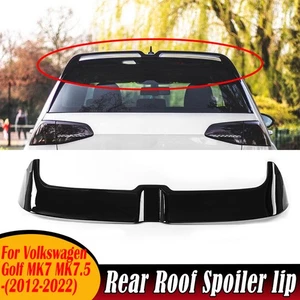 For 15-20 VW GTI R MK7 MK7.5 Oettinger Style Rear Roof Spoiler Wing Gloss Black - Picture 1 of 14