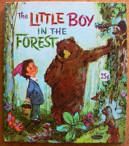 Vintage Whitman Tell-a-Tale Book ~ THE LITTLE BOY IN THE FOREST ~ Great ~ 1969 - Imagen 1 de 17