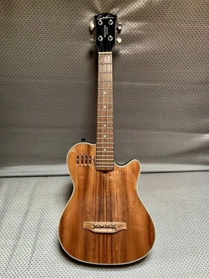 Godin Multiuke Koa Tenor Electro Acoustic Ukulele Inc Gigbag - Image 1 of 4