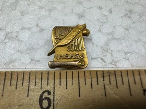 Vintage Federkiel Schnörkel Pin - Bild 1 von 5