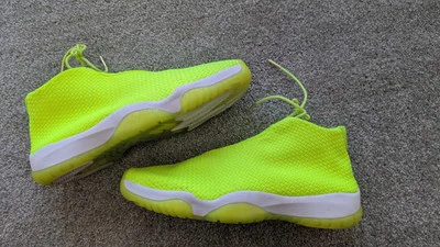 Zapatillas Air Jordan Future Volt Amarillo Neón Sku 656503 720 Para hombres EE. UU. 11 Raras Nike Foto 1 de 4