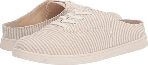 Spenco Orthesen Damen hellbraun Streifen Canvas Slipper Sneaker Pantoletten Santa Rosa 9,5 B - Bild 1 von 13