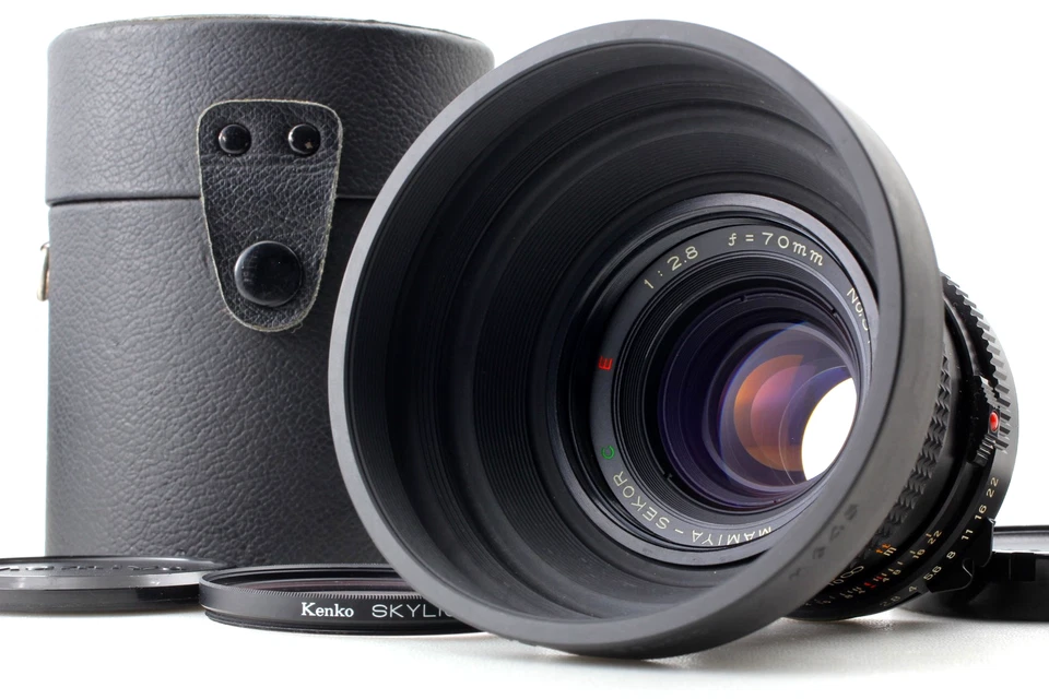 [Excelente COMO NUEVO con Capucha] Lente Mamiya Sekor C E 70 mm F2,8 M645 1000S Super Pro TL JAPÓN Foto 1 de 4