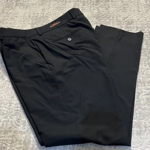 Egara skinny fit stretch dress pants men’s 38x32 Black - Picture 1 of 10