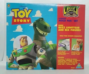 Disney Toy Story Creepy Crawlers Buzz & Rex Figuras Molde Paquete Set - ¡Sin usar, en caja! - Imagen 1 de 6