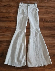 Neu mit Etikett Free People Just Float On Flare Bell Bottom Jeans Größe 29 - Bild 1 von 12