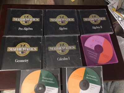8-Math Learning Cds bundle, plato learning and mathematics - Image 1 of 3