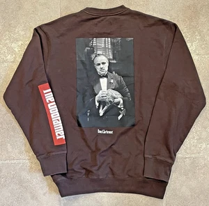 Sudadera The Godfather X Shoe Palace Marrón Don Corleone Cuello Redondo Talla Grande - Imagen 1 de 14
