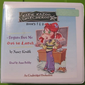 KATIE KAZOO SWITCHEROO BOOKS 1 & 2 AUDIO BOOK CD 2 DISCS 2 HRS 9 MINS EX-LIBRARY - Imagen 1 de 4