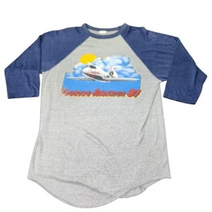 Vintage 1981 Foghat America USA Tour Raglan T-Shirt Size Medium - Bild 1 von 6