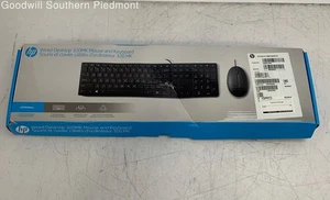 HP Wired Desktop 320MK Keyboard and Mouse Combo - Open Box - Picture 1 of 5