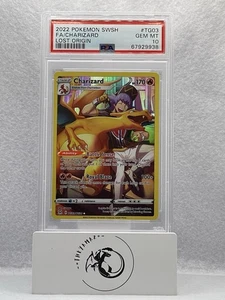 2022 Pokemon SWSH Lost Origin #TG03 Charizard FA PSA 10 GEM MINT - Picture 1 of 4