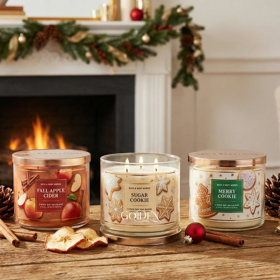 Nuevo Bath & Body Works, White Barn, 3 mechas, velas tú eliges el aroma Foto 1 de 1