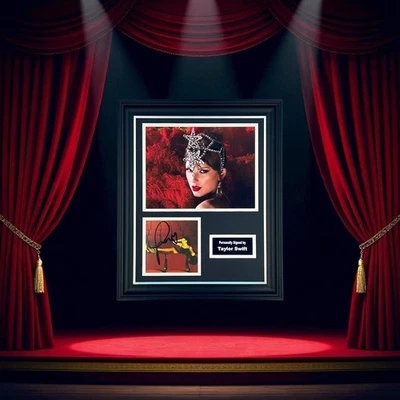 Taylor Swift SIGNED The Life of A Showgirl Framed Photo Display & COA Autograph - Image 1 of 4