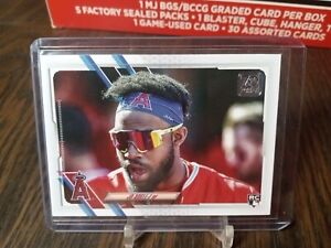 2021 Topps Series 1 Jo Adell RC #43 Photo Image Variation SP Los Angeles Angels