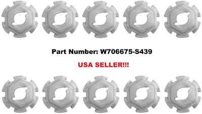 ¡10 TUERCAS EMBLEMÁTICAS CON DIENTES DE BLOQUEO! PARA FORD F-150 ESCAPE EXPLORER RANGER Y ETC Foto 1 de 3