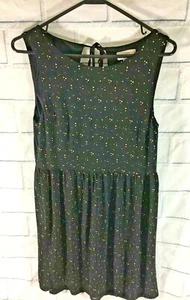 Ann Taylor Loft Black Polka Dot Dress Sz Small Sleeveless Sundress Dress (K3) - Picture 1 of 7