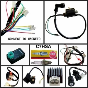 Full Electrics wiring harness CDI coil 110cc 125cc ATV Quad Bike Buggy gokart - Picture 1 of 12