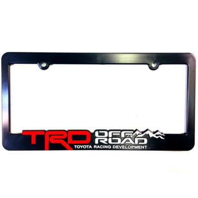 T.R.D-OFF-ROAD-Mountain License-Plate-Frames-Toyo-Racing-Development- - Image 1 of 3