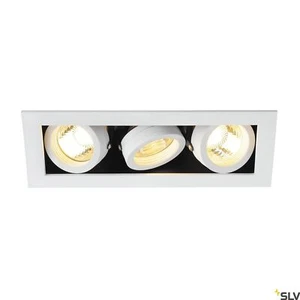 Weiß Moderne Einbauleuchte downlight Lampe 3x50W/GU10 IP20 21x9x13 [cm] - Bild 1 von 3