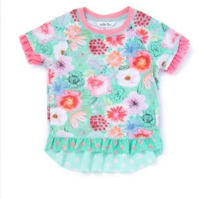 Girls MATILDA JANE Adventure begins Riding the waves rash guard Swim top size 6 - Picture 1 of 2