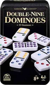 Double Nine Dominoes Set in Storage Tin, for Families and Kids Line 9 1 - Picture 1 of 1
