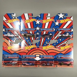 2022 Hot Wheels HW STARS & STRIPES Complete Set # 01-08 Walmart Exclusive 1:64 - Picture 1 of 12