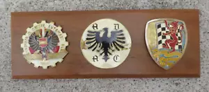ADAC BARC BADGES -SET OF 3PCS CAR GRILL BADGE EMBLEM LOGO METAL CAR BADGE - Picture 1 of 7