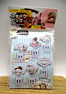 SANRIO cinnamoroll Food FORK Picks 6pcs for Lunch Box Bento kitty - Picture 1 of 3