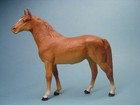 PFERD,stehend, hellbraun,Lineol,sehr guter Zustand, 981