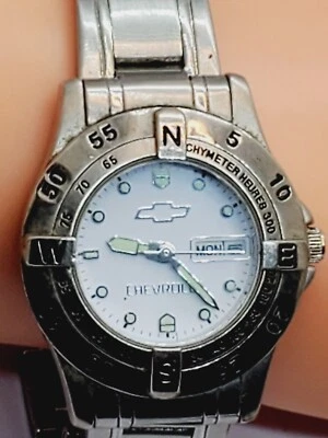 Reloj de cuarzo vintage Heure8 300 Chevrolet Chevy de acero inoxidable sin probar (65) Foto 1 de 4