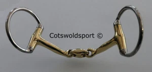 Tongue Saver Eggbutt Lozenge Snaffle Horse Bit German Silver - Picture 1 of 1