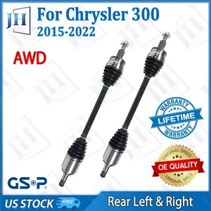OE Rear Left Right Pair CV Axle Shaft Set For 2015-2022 Chrysler 300 V6 3.6L AWD - Picture 1 of 16