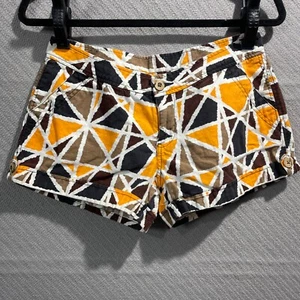 dELiAs Shorts Womans 6 Orange Linen Blend Colorful Beach Vacation Yacht Summer - Picture 1 of 16