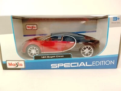 Maisto Bugatti Chiron red 1/24 31514R - Immagine 1 di 3