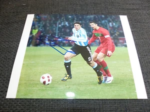 JAVIER ZANETTI autografo firmato su immagine 20x25 cm ARGENTINA di persona LOOK - Foto 1 di 1