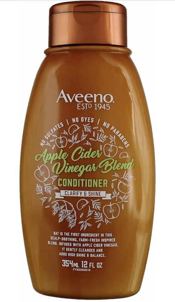 2pk Aveeno Conditioner Apple Cider Vinegar 12 Ounce