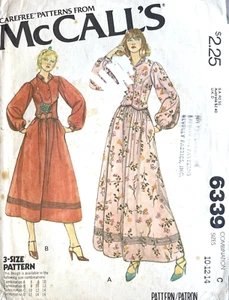 1970's McCall's Misses' Jacket or Blouse,Skirt Pattern 6339 Size 10-14 UNCUT - Picture 1 of 2