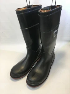 Lacrosse Rubber Boots Men's Steel Toe Safety Work Ansi Z41 PT91 USA Mens Size 10 - Picture 1 of 11