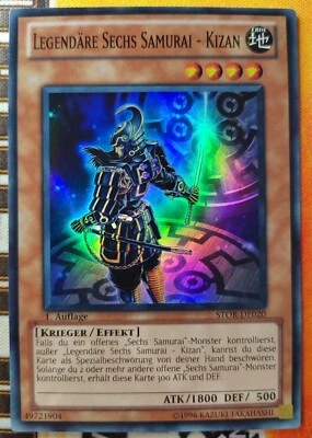 LEGENDÄRE SECHS SAMURAI - KIZAN - STOR-DE020 Super Rare / 1. Auflage Near Mint  - Bild 1 von 2